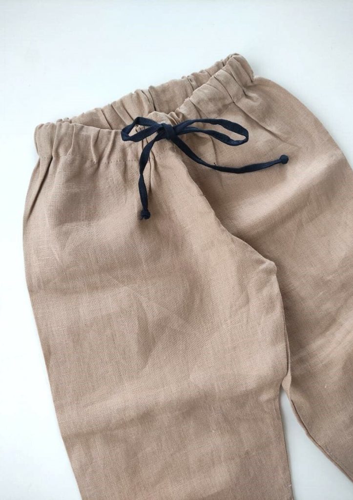 Pantalón Clásico Tao Beige Cordón Azul