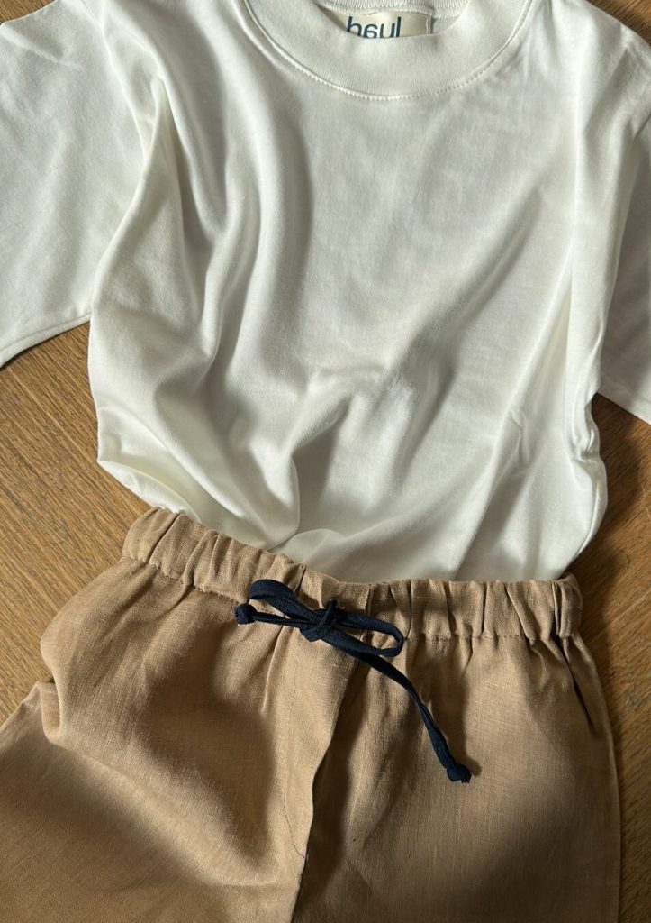 Pantalón Clásico Tao Beige Cordón Azul